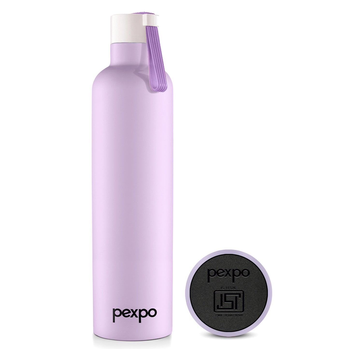 Pexpo Oslo Thermo Steel Bottle | Tri-Ply Vacuum Insulated Hot & Cold Flask | For Daily Use - Pastel Edition