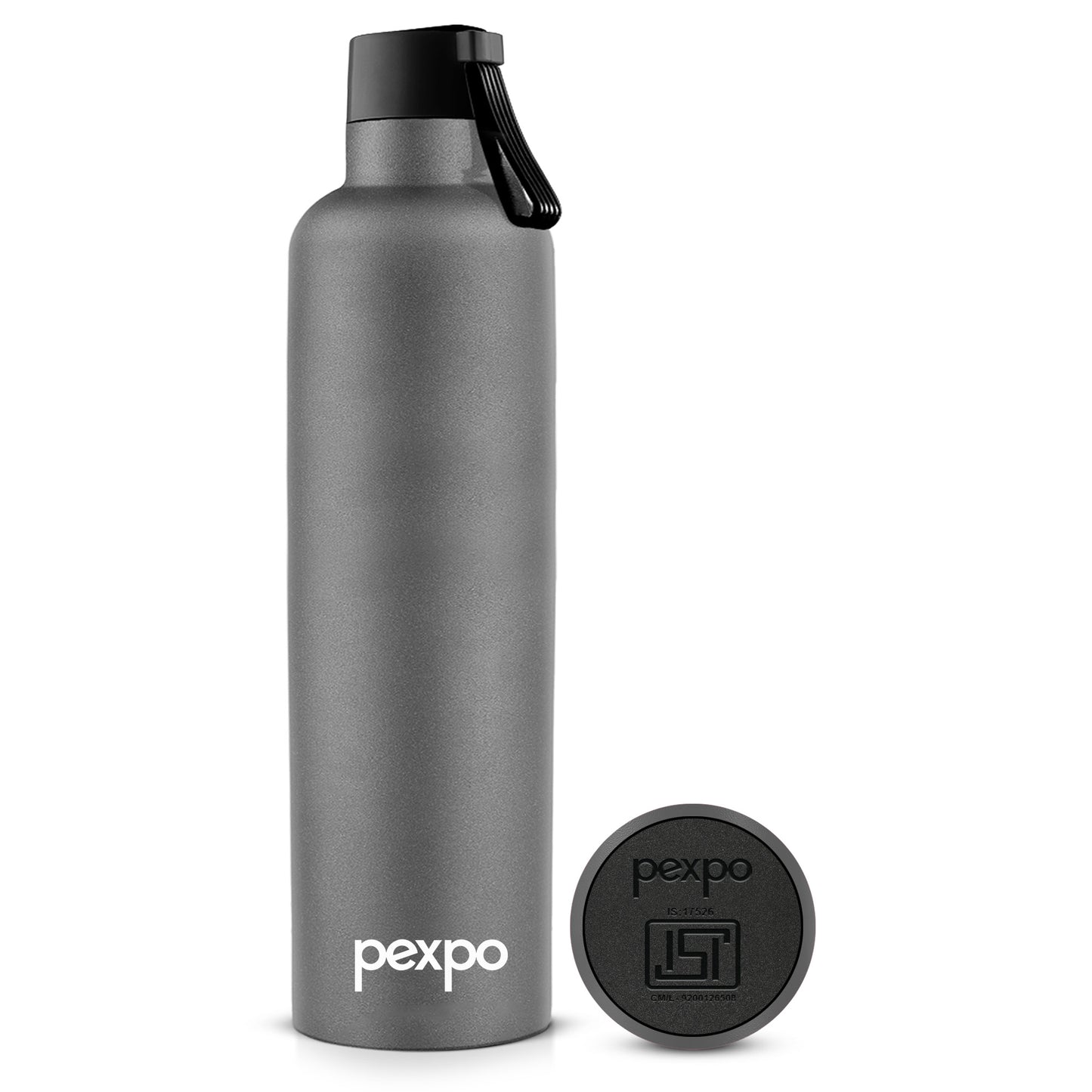 Pexpo Oslo Thermo Steel Bottle | Tri-Ply Vacuum Insulated Hot & Cold Flask | For Daily Use