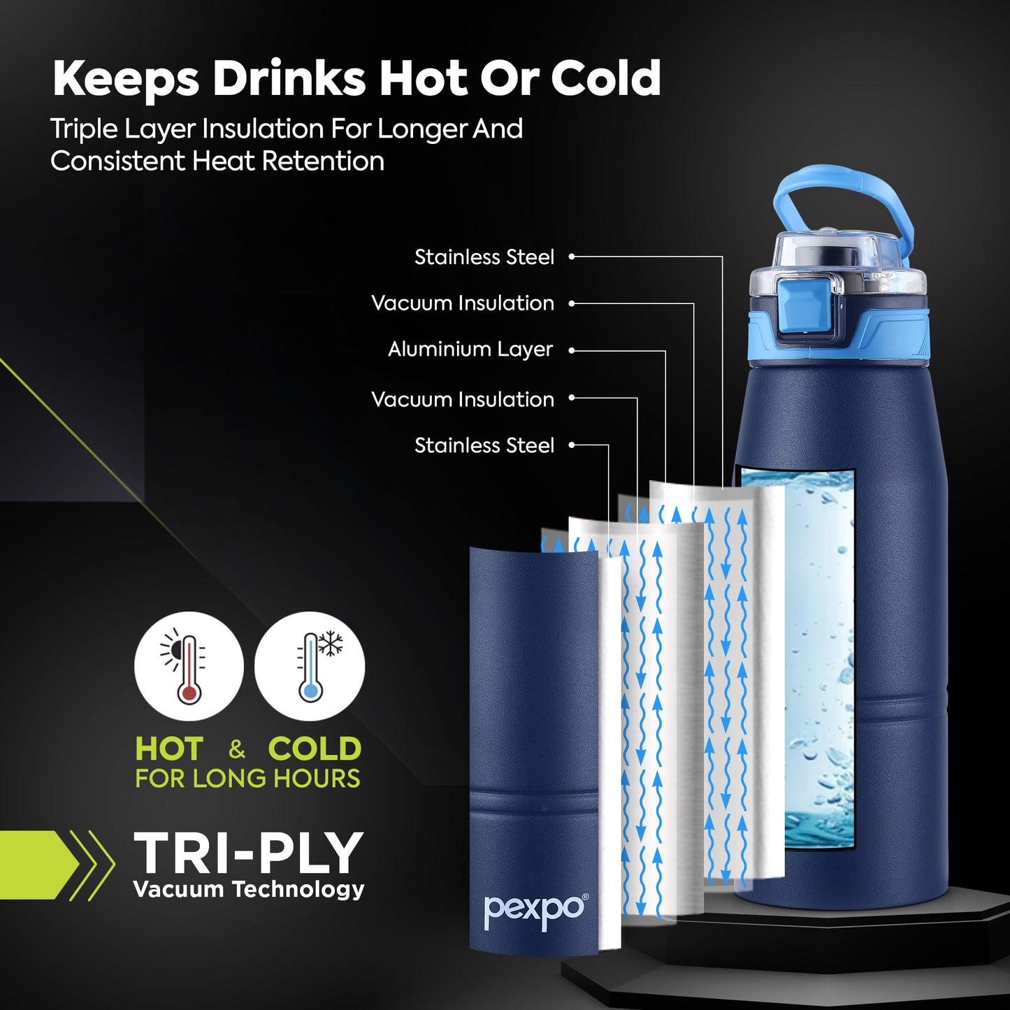 Atlas Hot & Cold Water Bottle