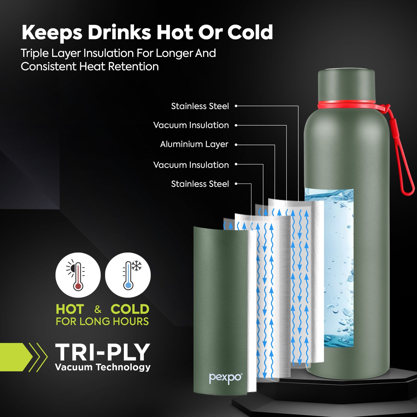 Bravo Hot & Cold Water Bottle