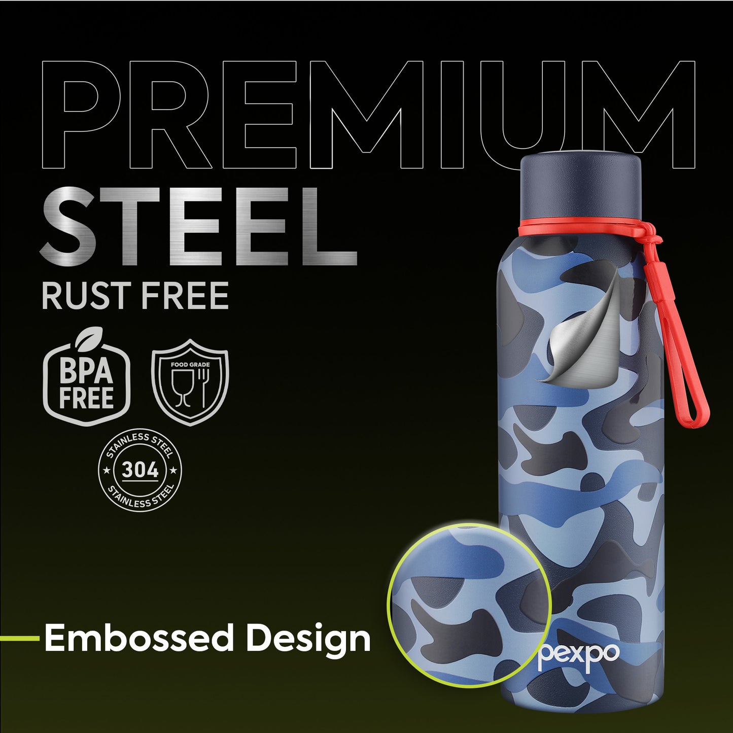 Bravo Camouflage Art Hot & Cold Water Bottle