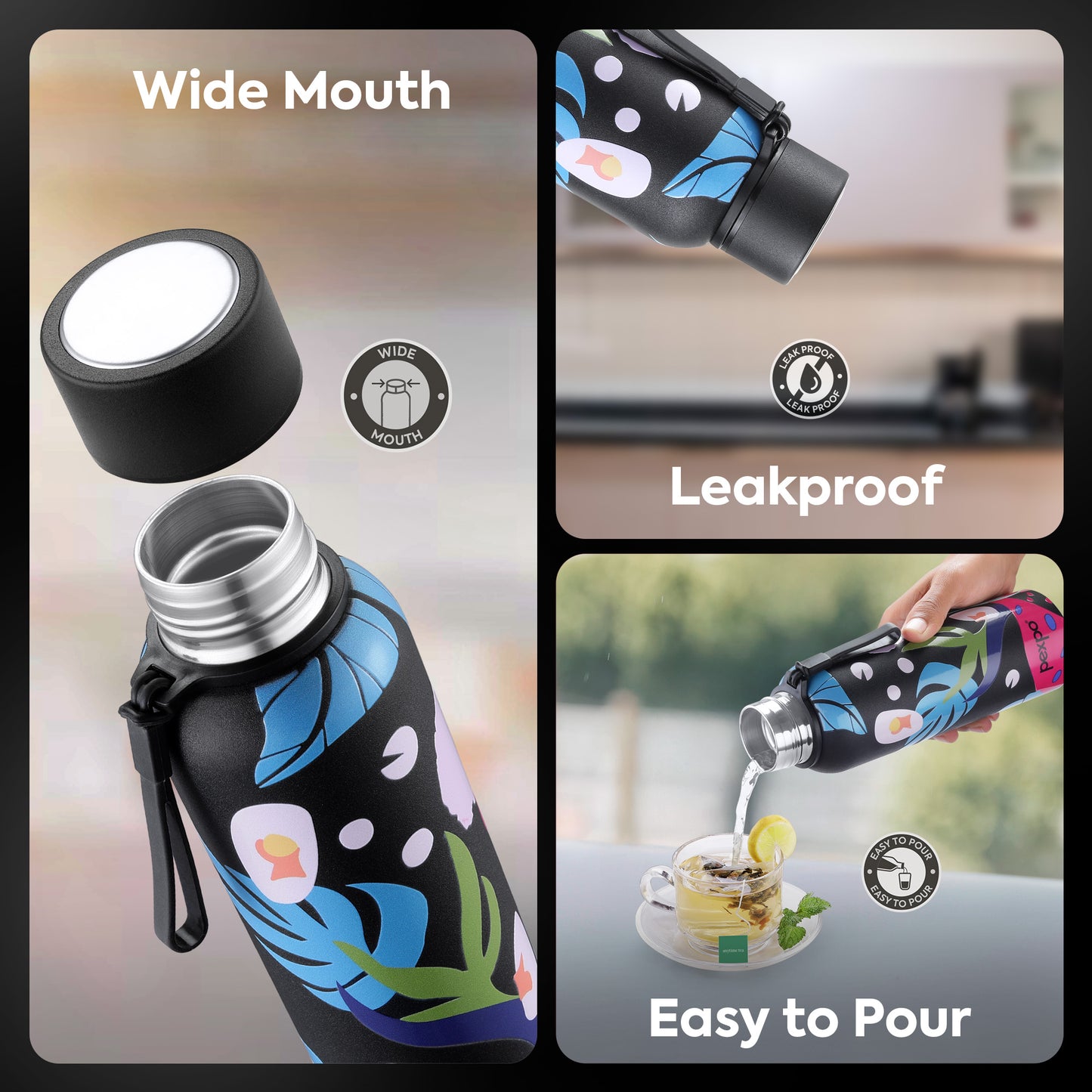 Bravo Plant-themed Art Hot & Cold Water Bottle