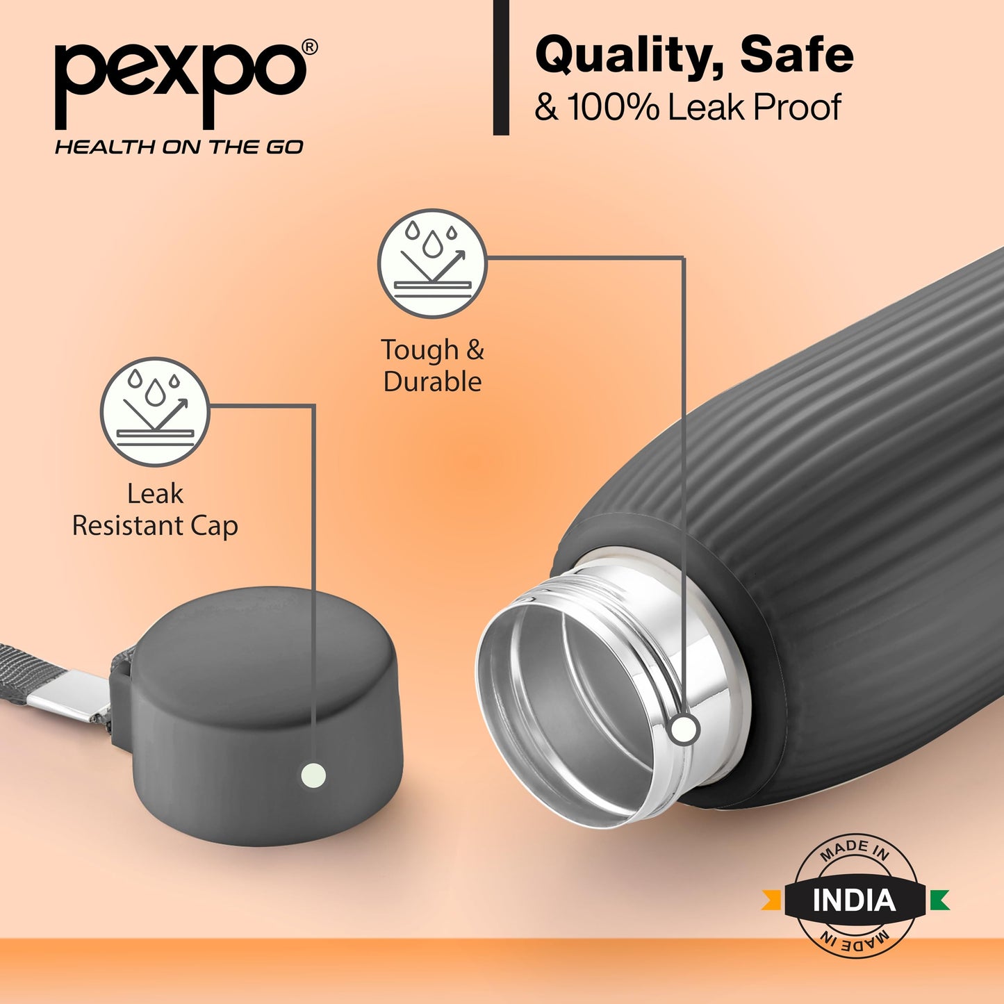 Easy Grip Warm & Cold Water Bottle
