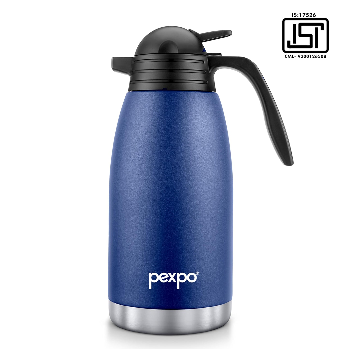 Pexpo- Stainless Steel Cosmo Carafe Vacuum Insulated (Tea pot) | 24/7 Hot & Cold