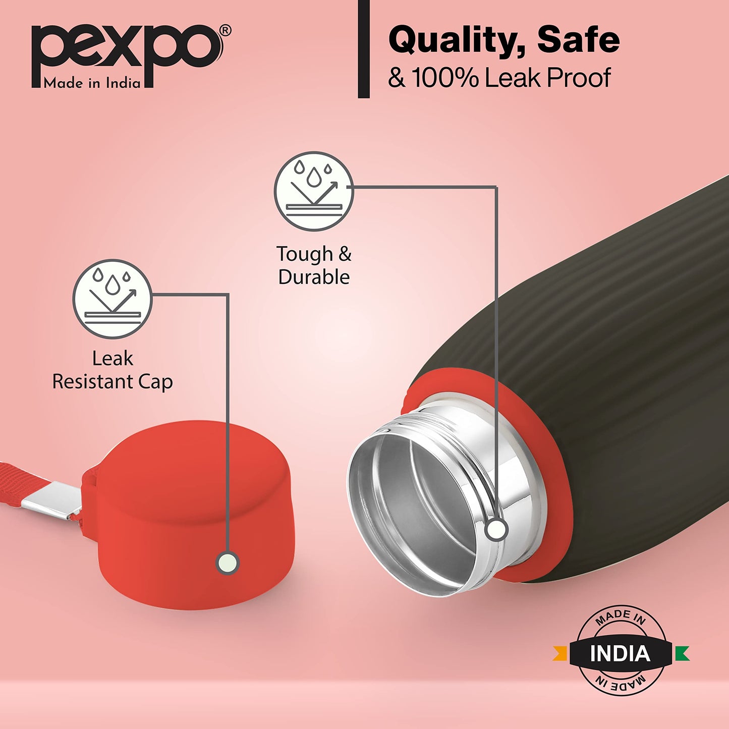 Easy Grip Warm & Cold Water Bottle