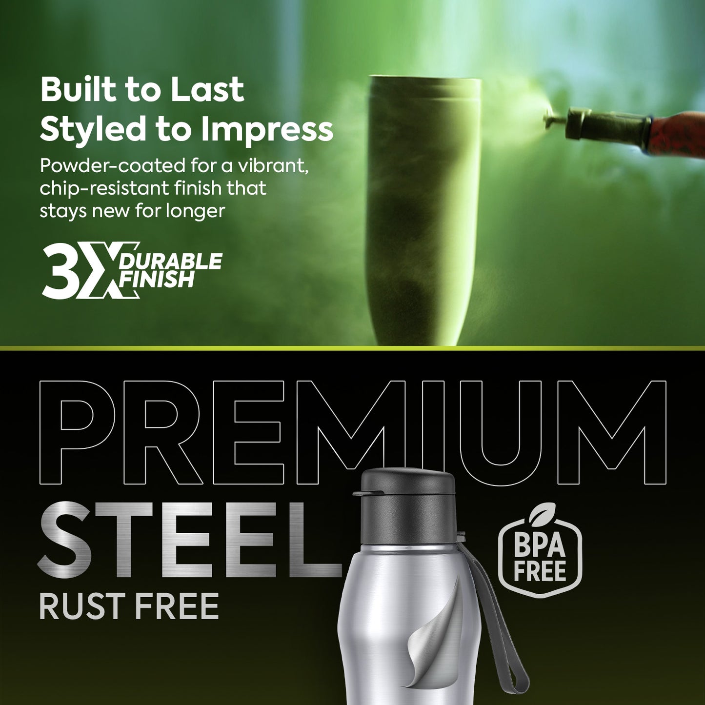 Georgia SS Water Bottle with Sipper Cap