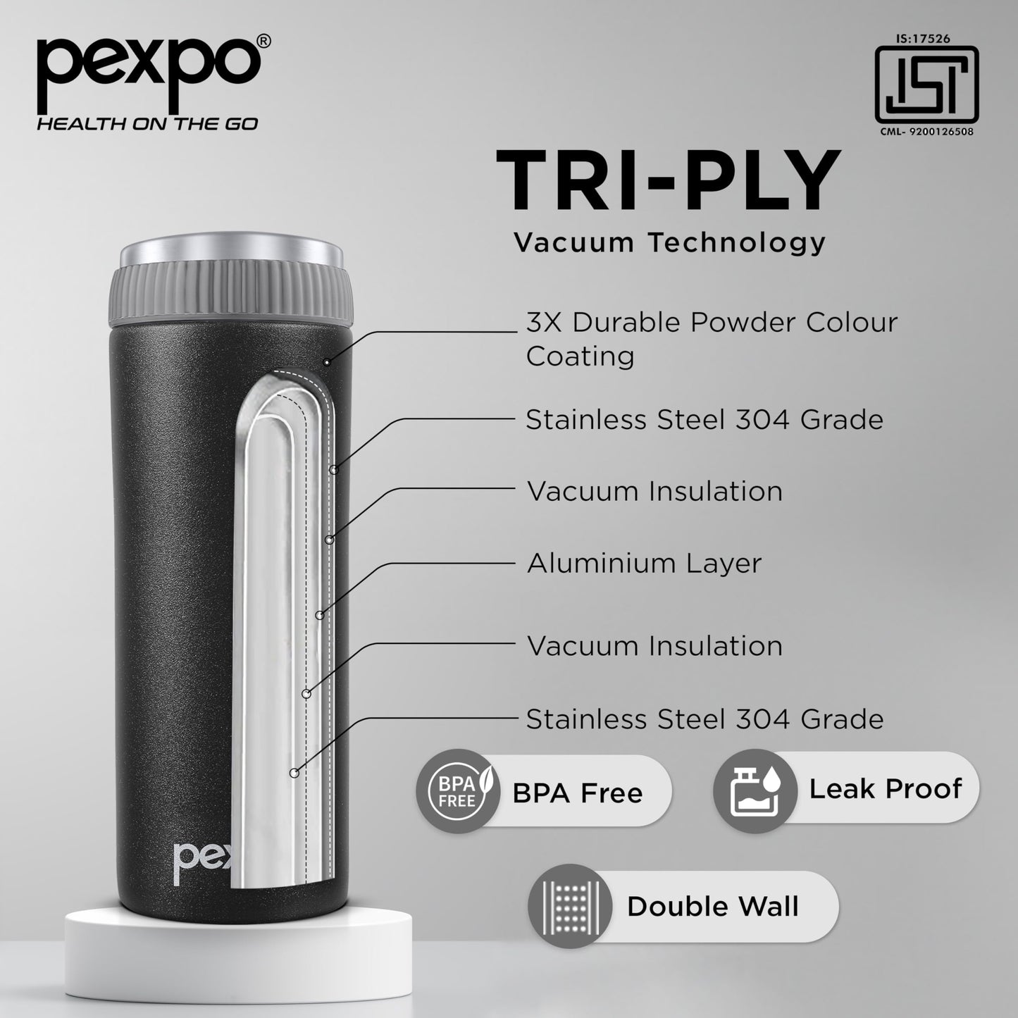 Crypto Hot & Cold Water Bottle