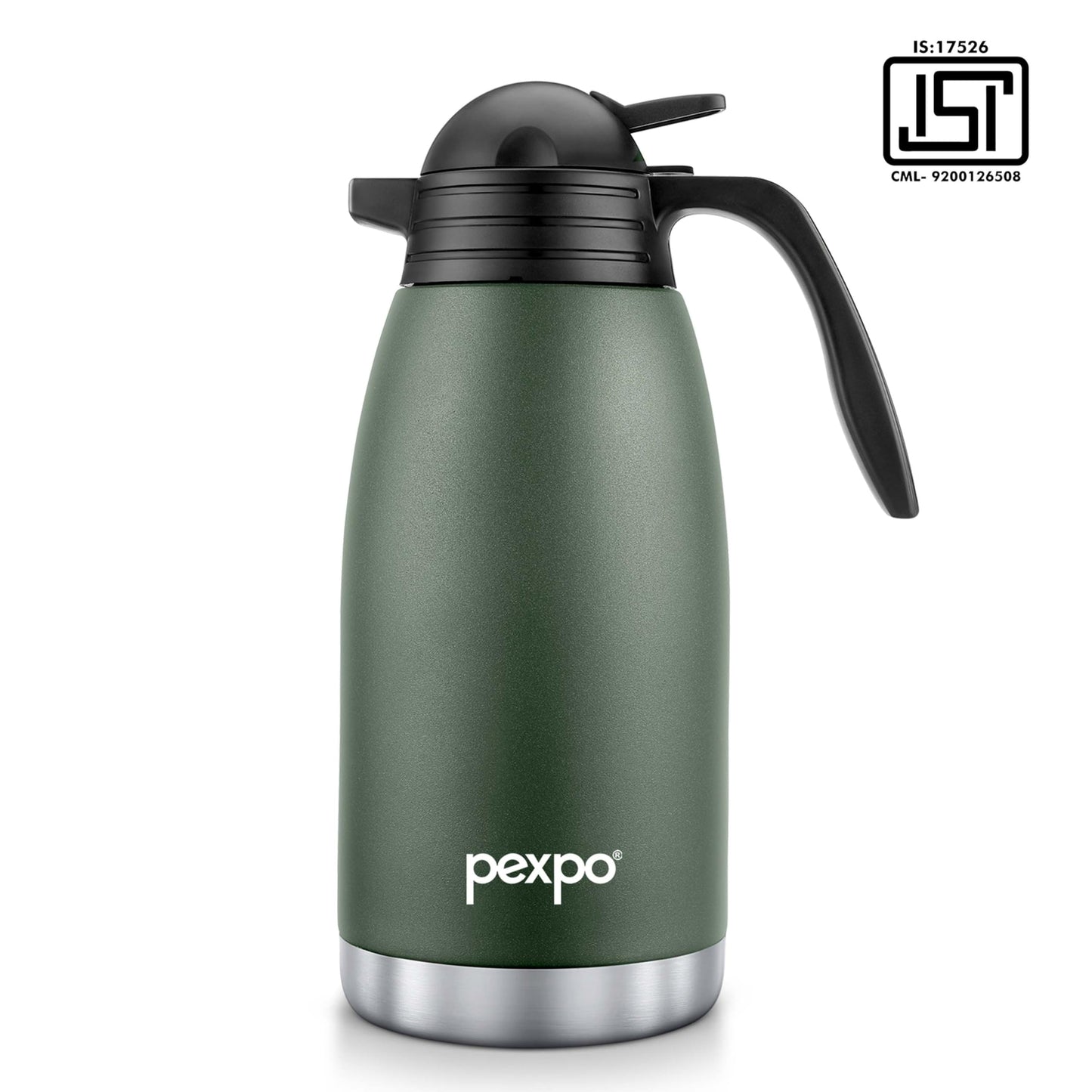 Pexpo- Stainless Steel Cosmo Carafe Vacuum Insulated (Tea pot) | 24/7 Hot & Cold