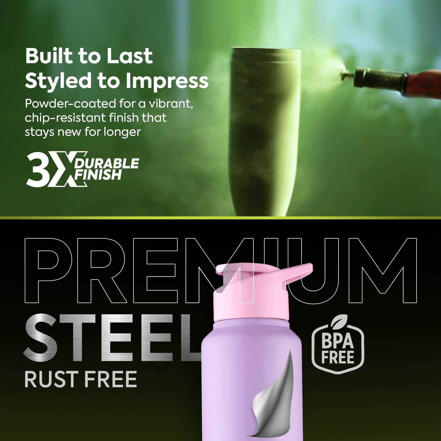 Craft SS Water Bottle with Sipper Cap