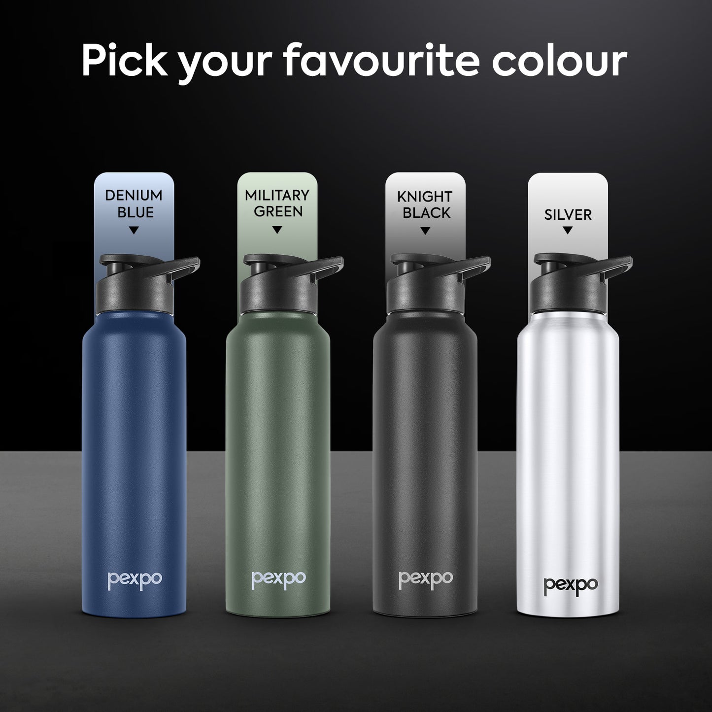 Chromo SS Water Bottle with Sipper Cap