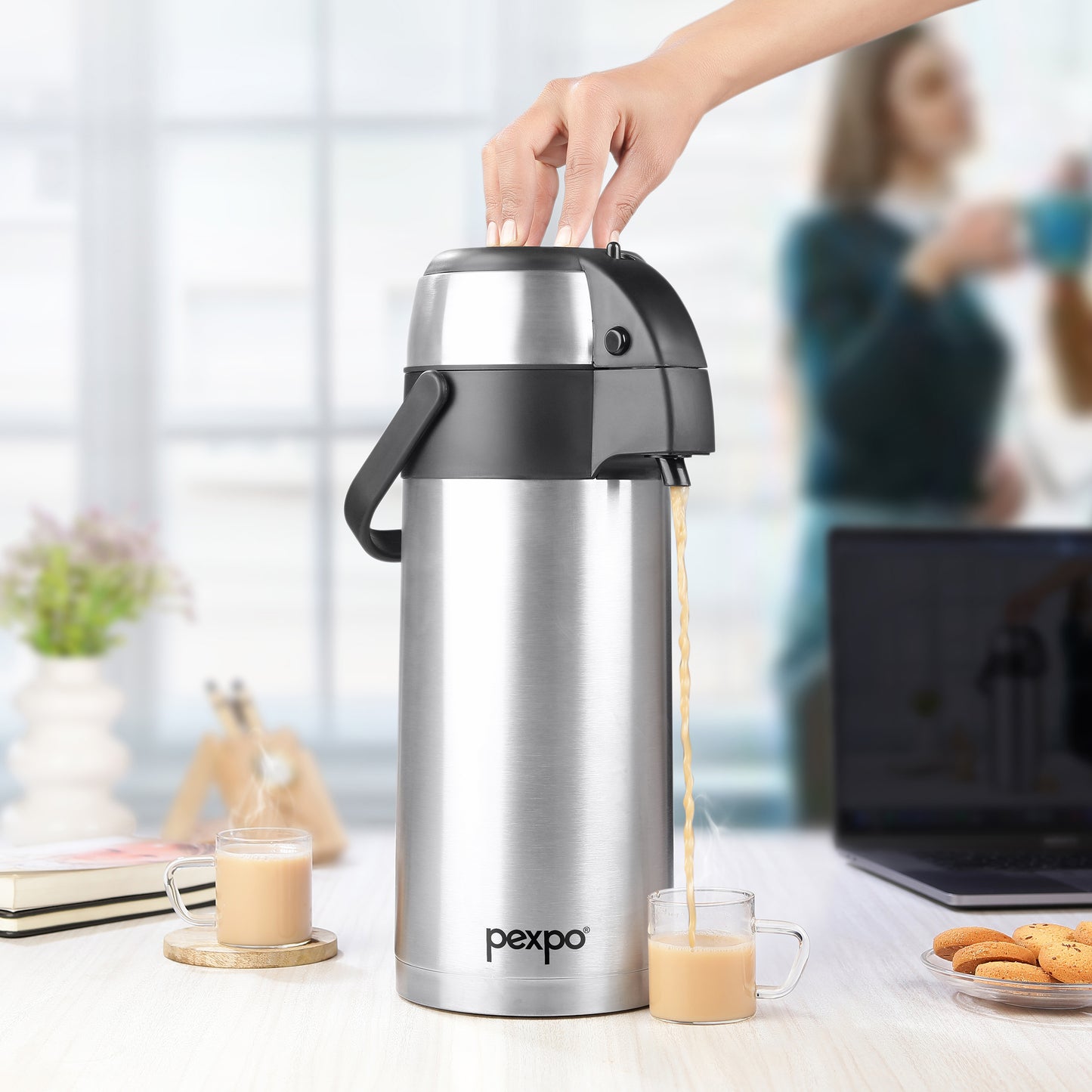 AquaPort Double Walled Vacuum Insulated -Coffee/Tea Dispenser