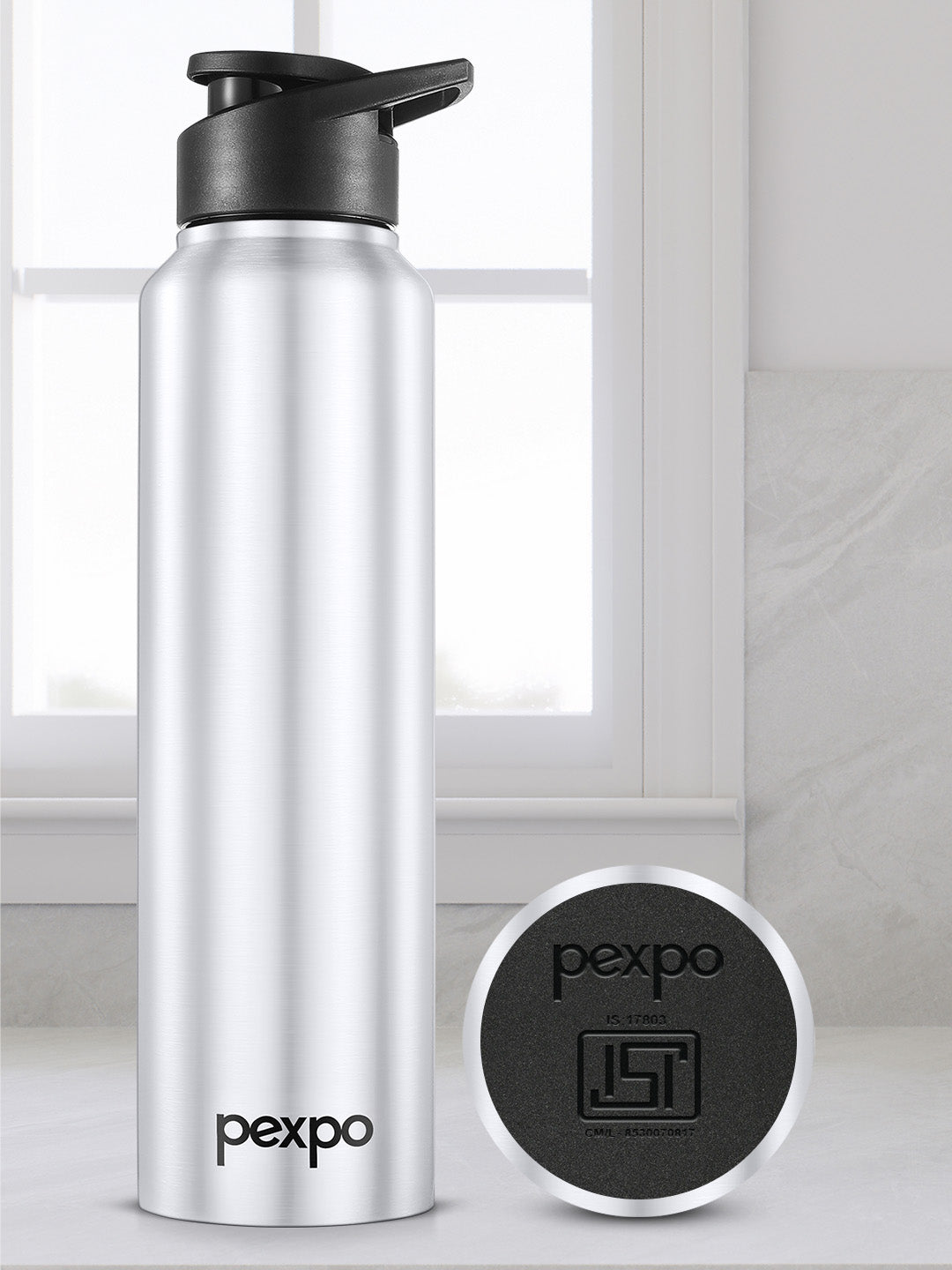 Chromo SS Water Bottle with Sipper Cap