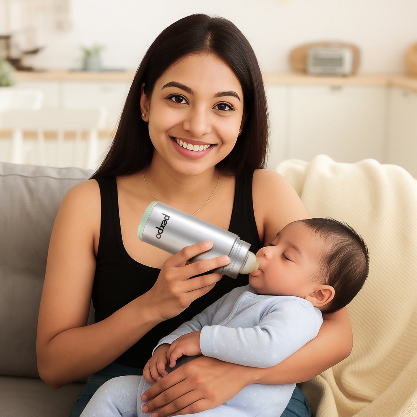 Thermo Joy – Stainless Steel Feeding Baby Bottle