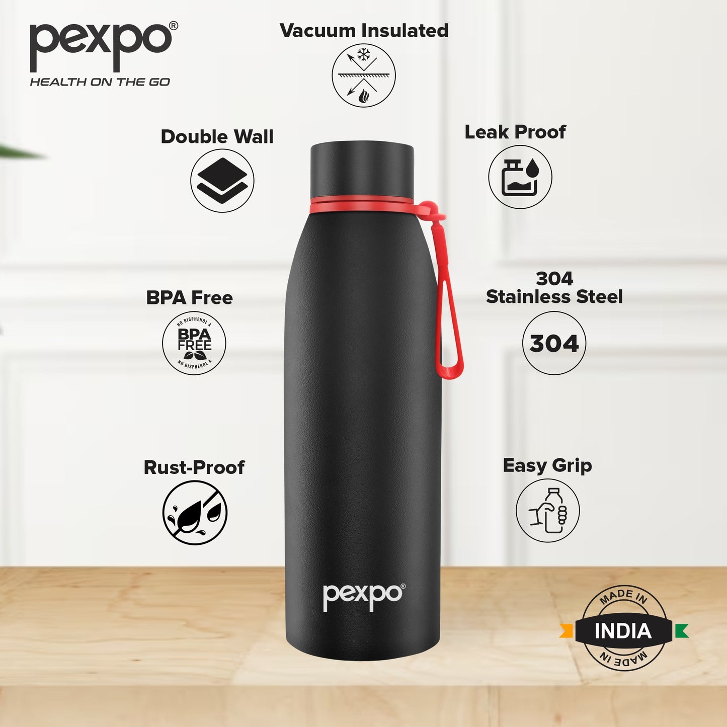 BOLERO – Stainless Steel Vacuum Insulated Warm & Cold Stainless Steel Water Bottle