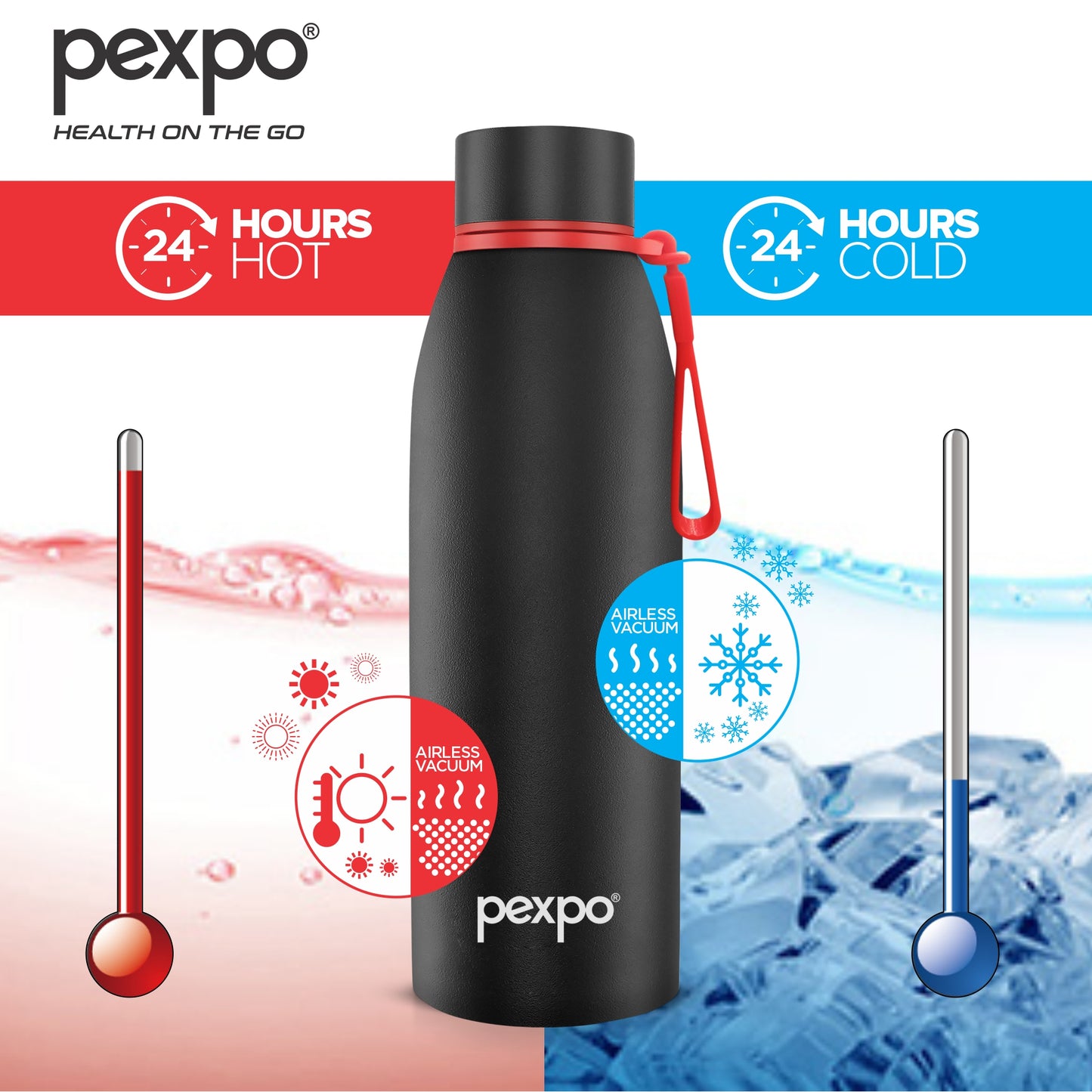 BOLERO – Stainless Steel Vacuum Insulated Warm & Cold Stainless Steel Water Bottle