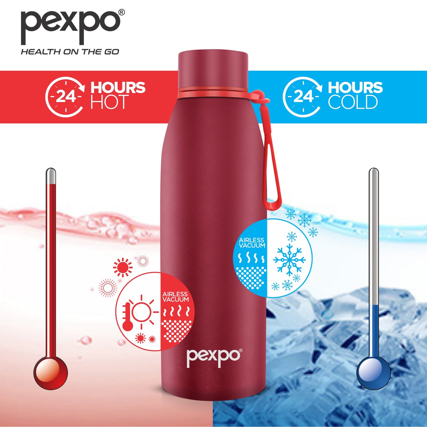 BOLERO – Stainless Steel Vacuum Insulated Warm & Cold Stainless Steel Water Bottle