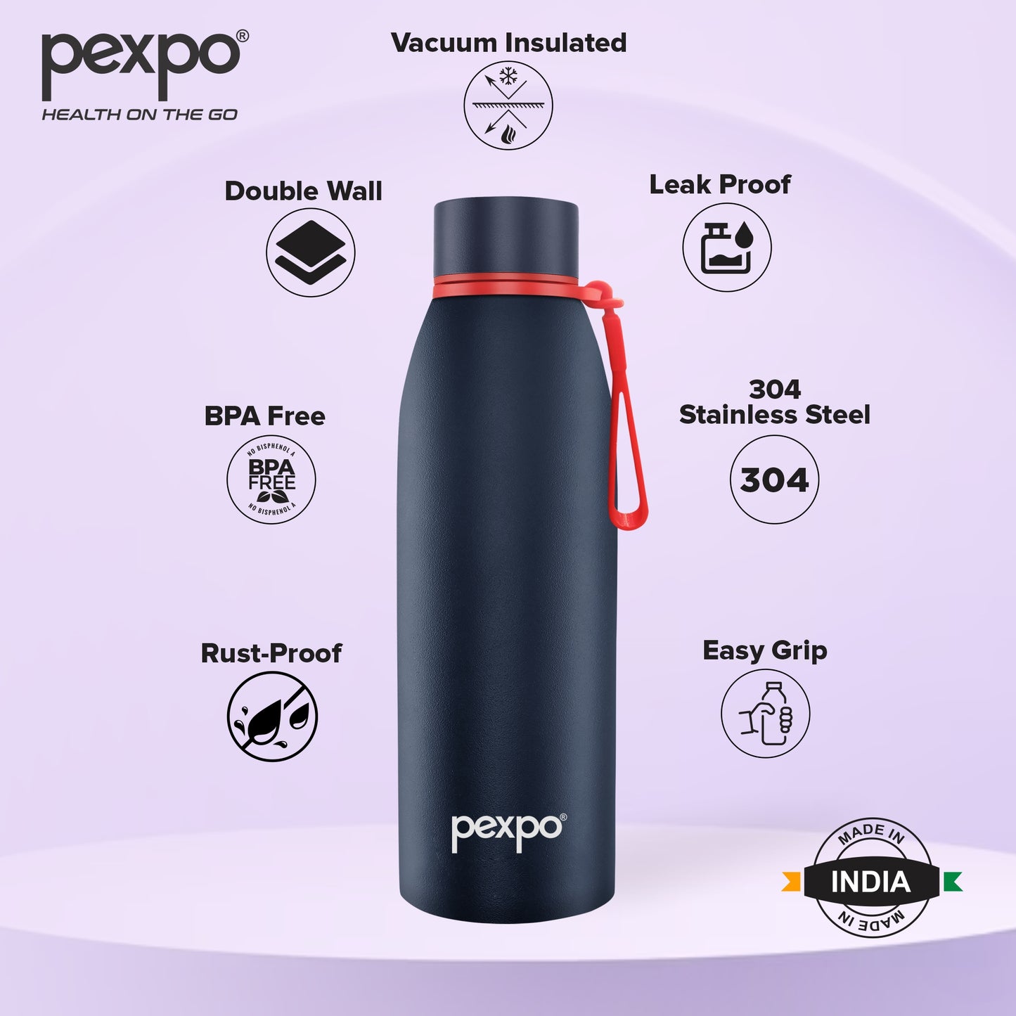 BOLERO – Stainless Steel Vacuum Insulated Warm & Cold Stainless Steel Water Bottle