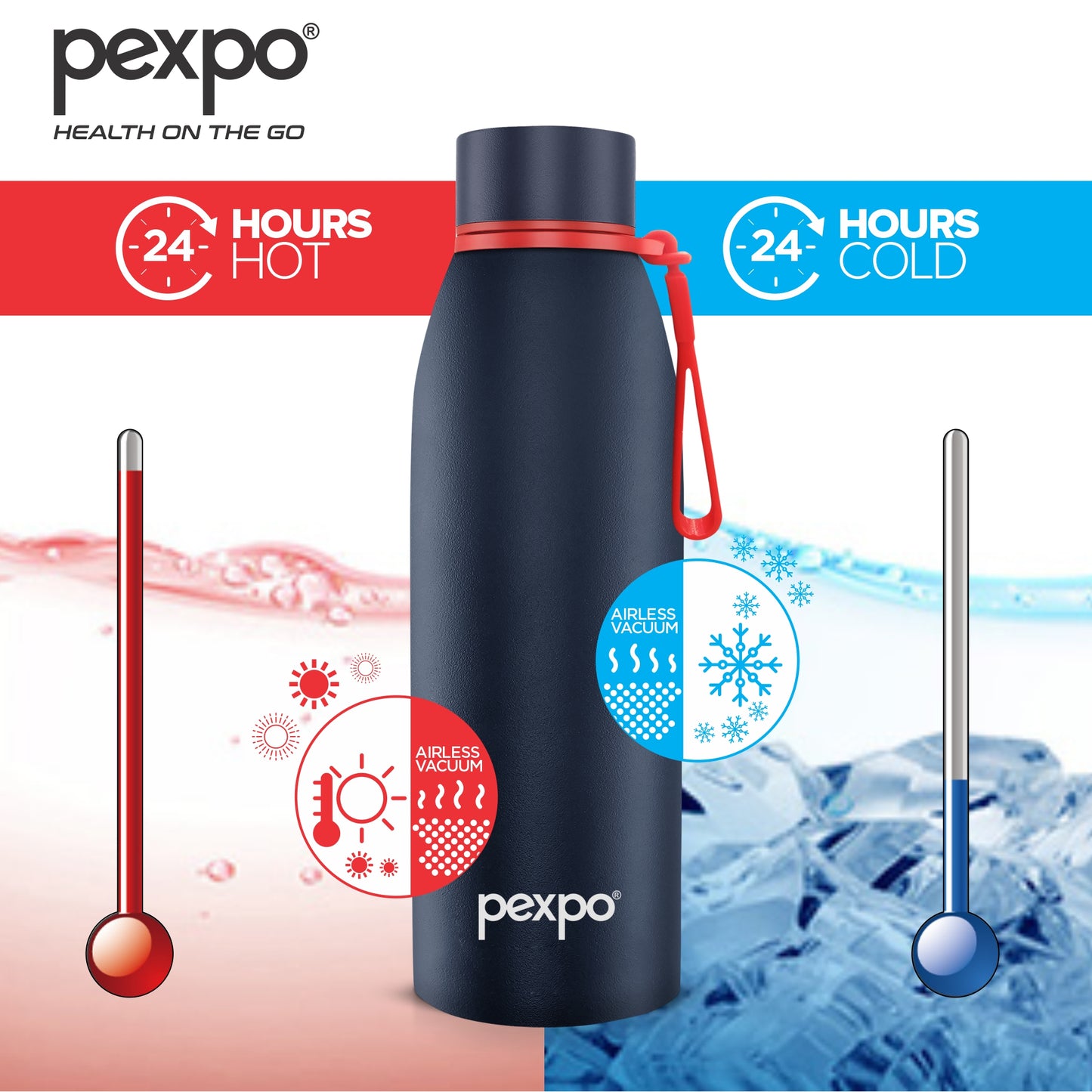 BOLERO – Stainless Steel Vacuum Insulated Warm & Cold Stainless Steel Water Bottle