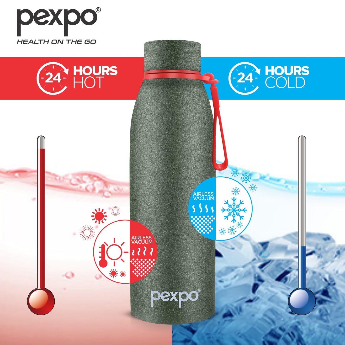 BOLERO – Stainless Steel Vacuum Insulated Warm & Cold Stainless Steel Water Bottle