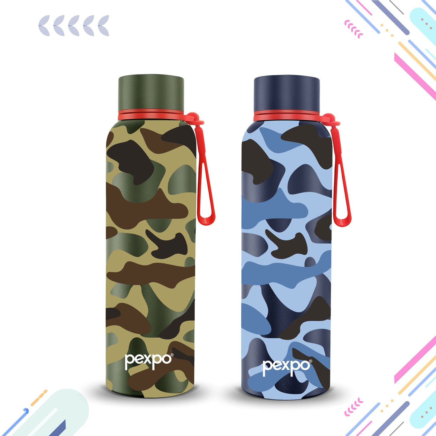 Bravo (Green) & Bravo (Blue) 700 ml Camouflage