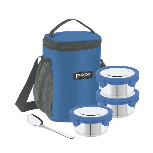 Pexpo CLICK MEAL-  Stainless Steel  Office Lunch Box