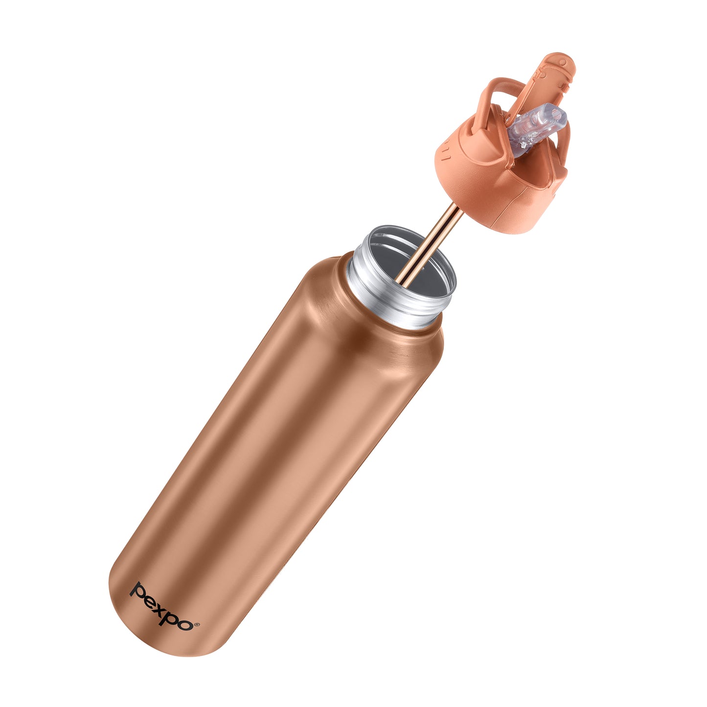 Cooper SS Water Bottle (with Copper Straw)