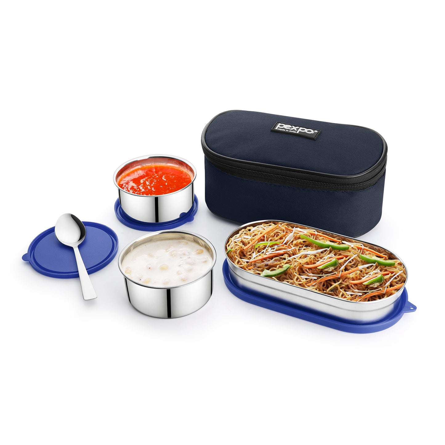 Pexpo DELIGHT STEEL  - Stainless Steel  Office Lunch Box
