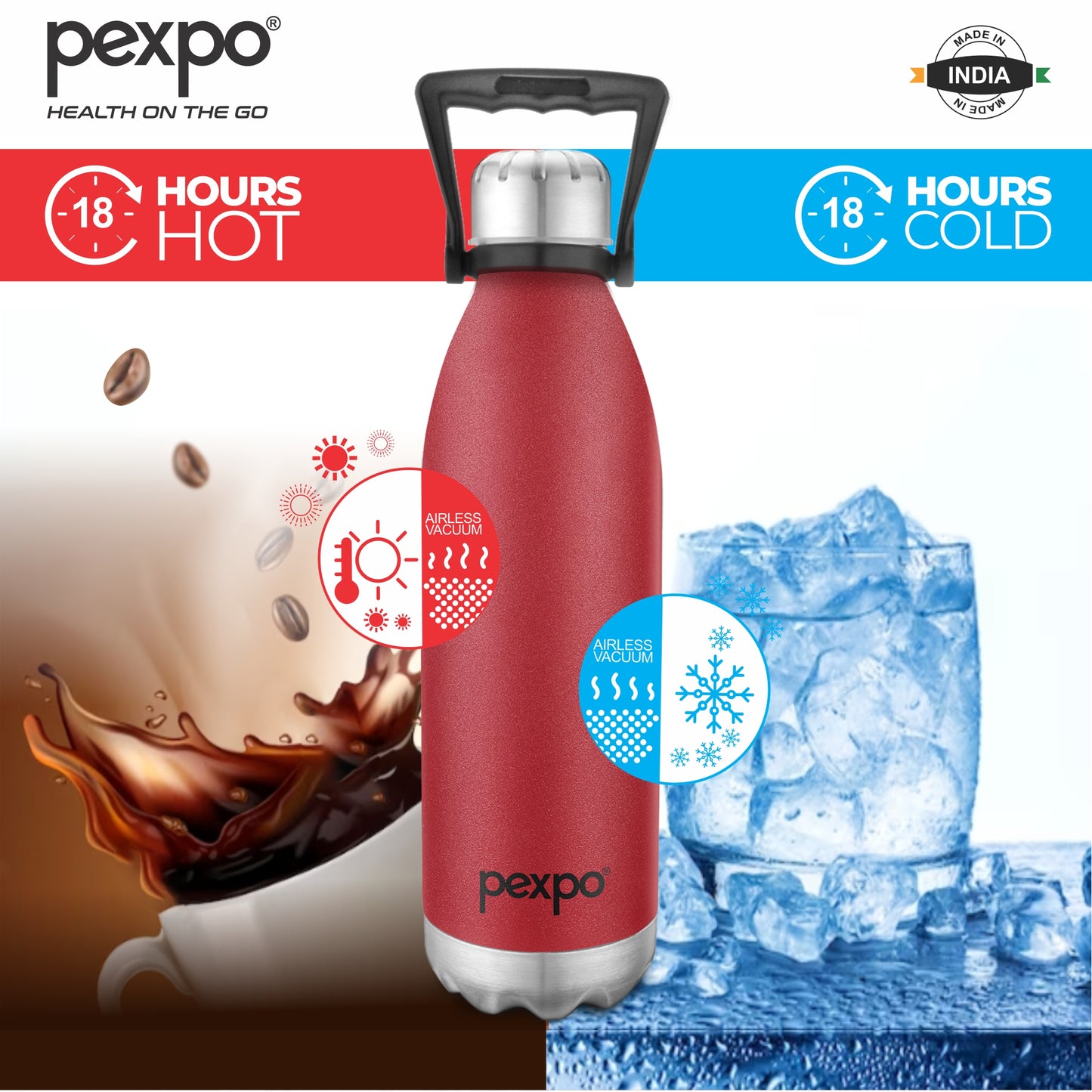 Echo - Insulated Stainless Steel Bottle With Loop Handle
