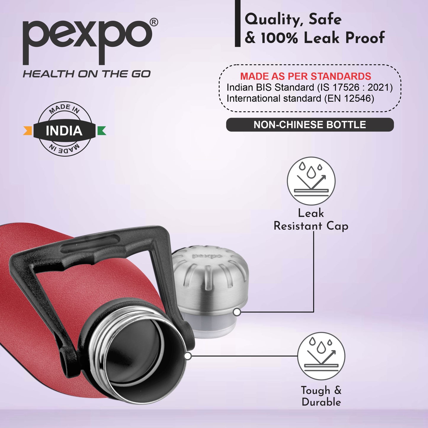 Echo - Insulated Stainless Steel Bottle With Loop Handle