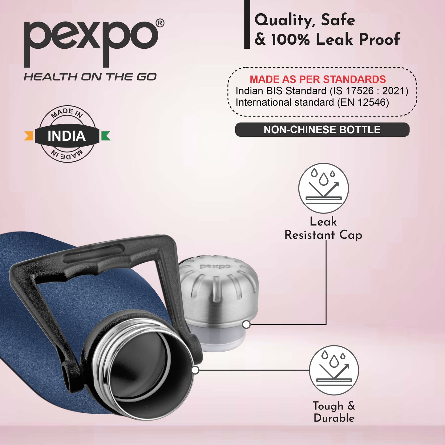 Echo - Insulated Stainless Steel Bottle With Loop Handle