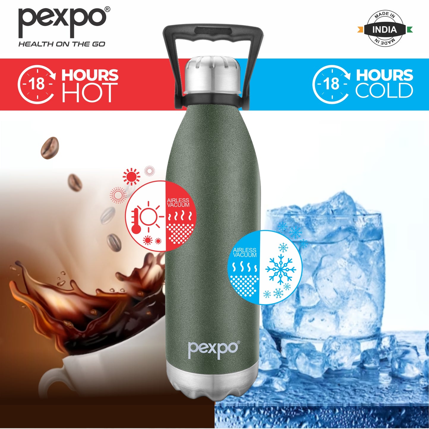 Echo - Insulated Stainless Steel Bottle With Loop Handle