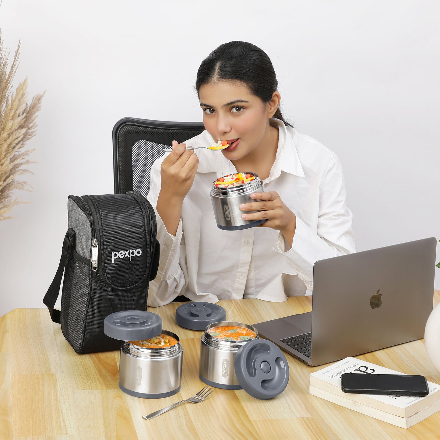 Extreme Smart Double Wall Vacuum Insulated Stainless Steel Lunch Box