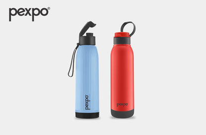 Combo- Easy Sip 700ml Blue (water Bottle) and Macho Red 900ml Red (water Bottle)