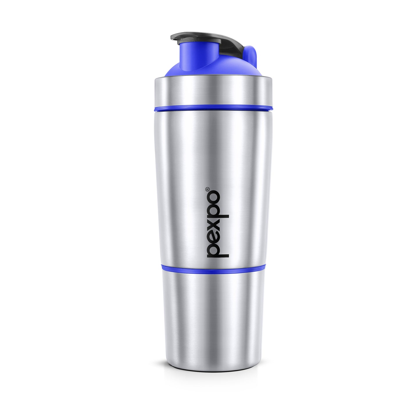 Kinetic Stainless Steel Shaker with extra Compartment