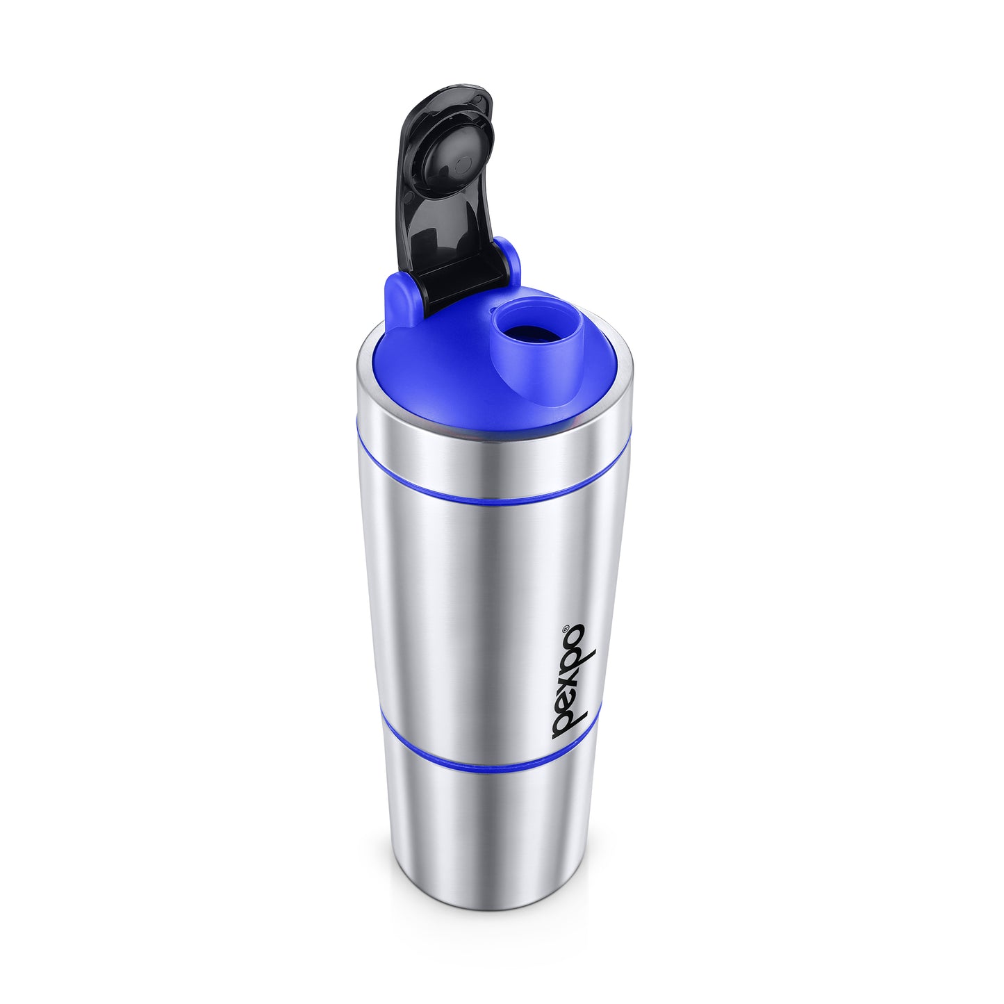 Kinetic Stainless Steel Shaker with extra Compartment