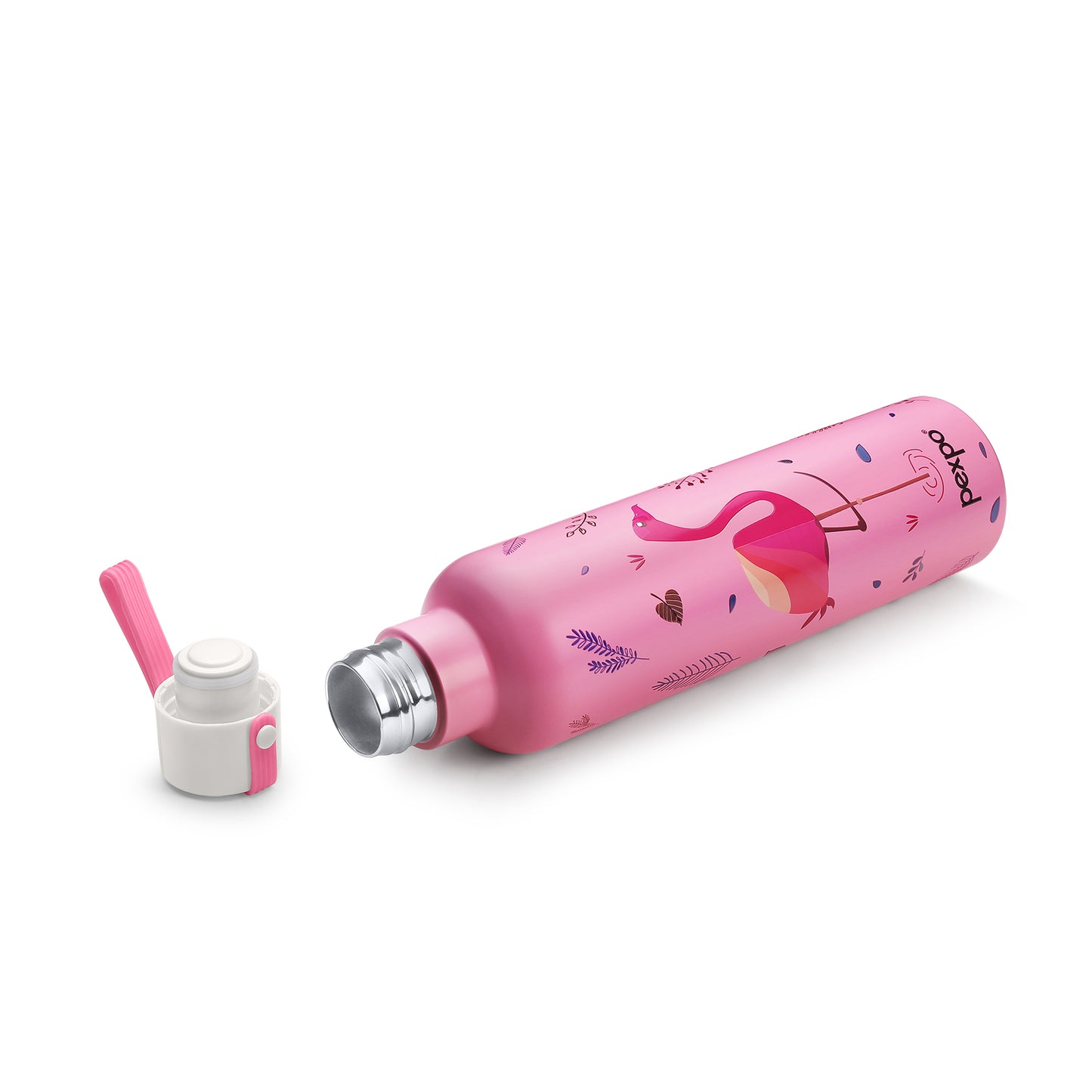 Oslo Pink Flamingo Print Hot & Cold Water Bottle