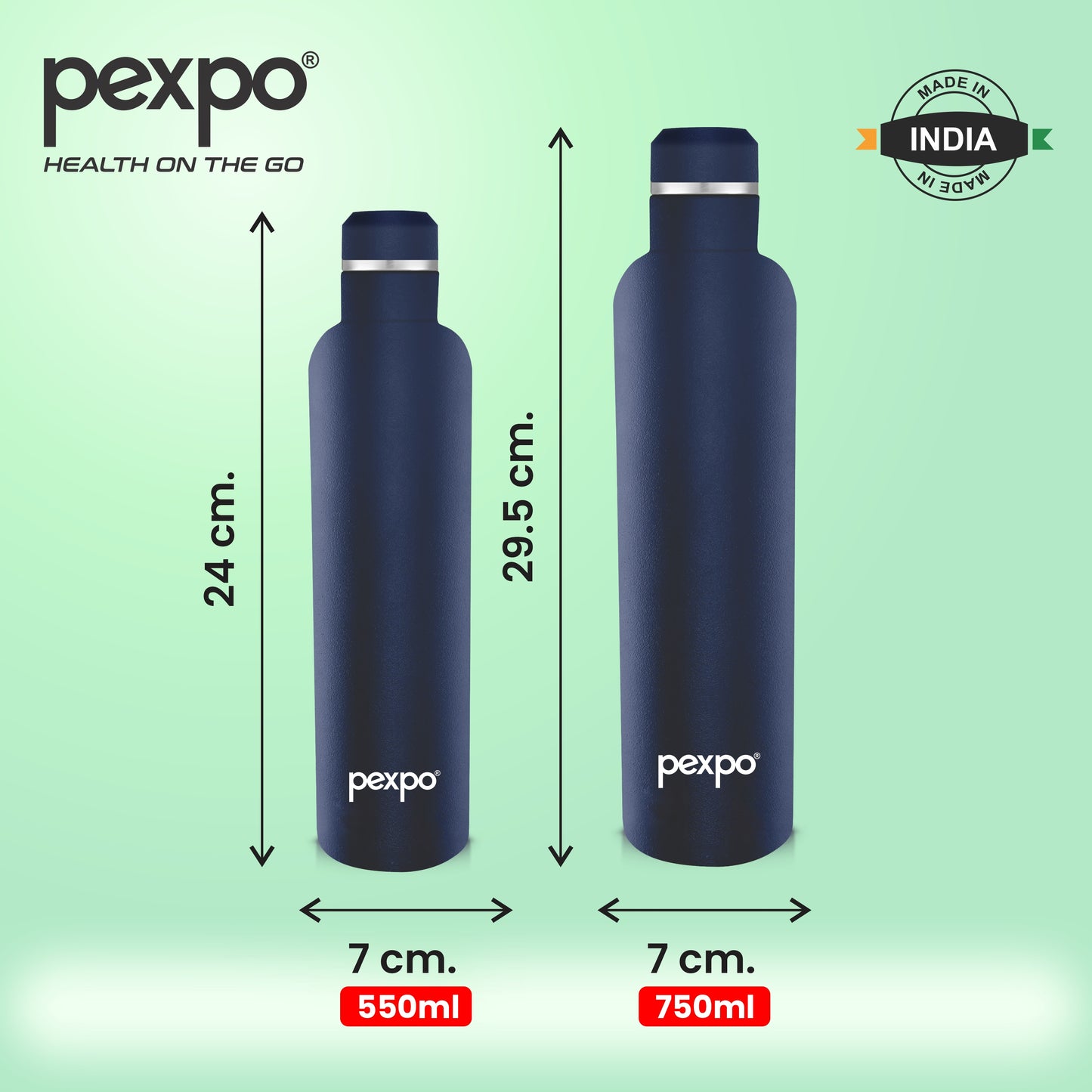 Oreo - Multipurpose Insulated Stainless Steel Water Bottle With Leak-Proof Cap