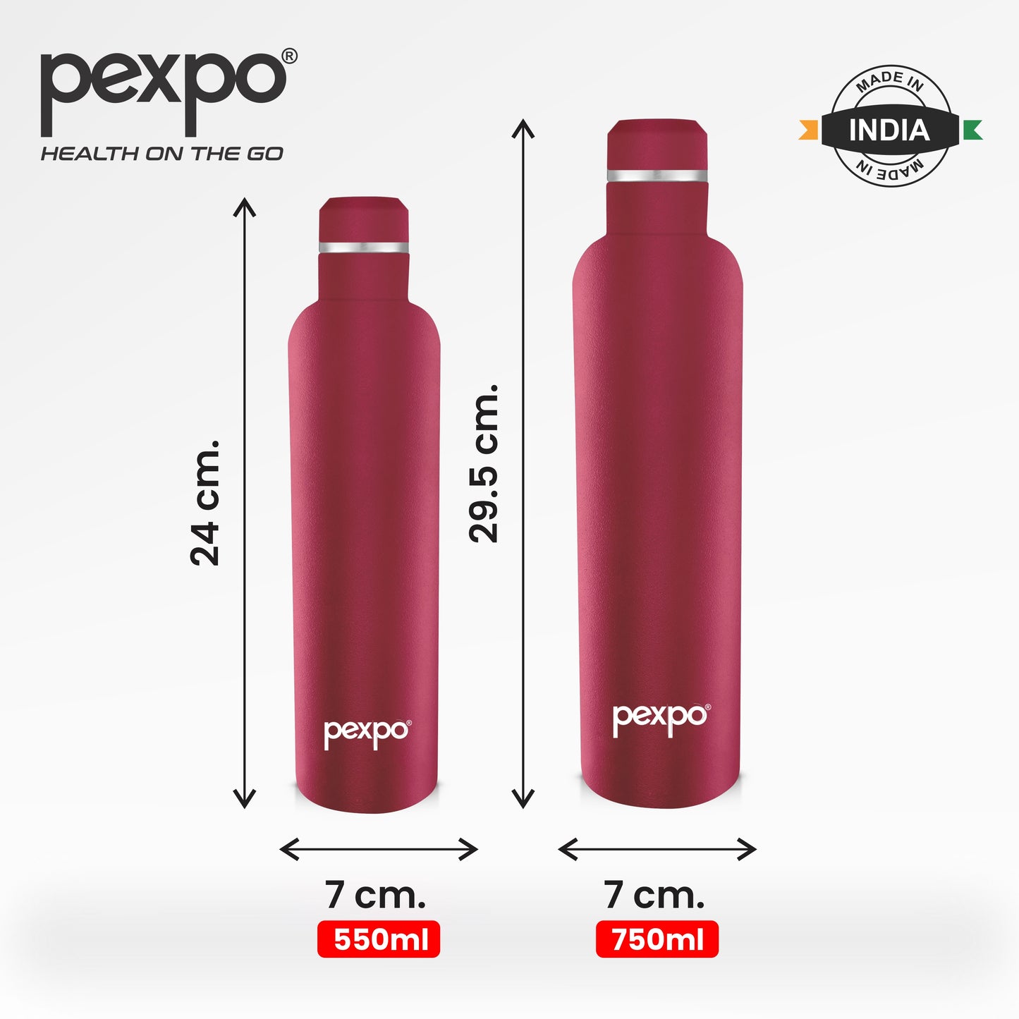 Oreo - Multipurpose Insulated Stainless Steel Water Bottle With Leak-Proof Cap