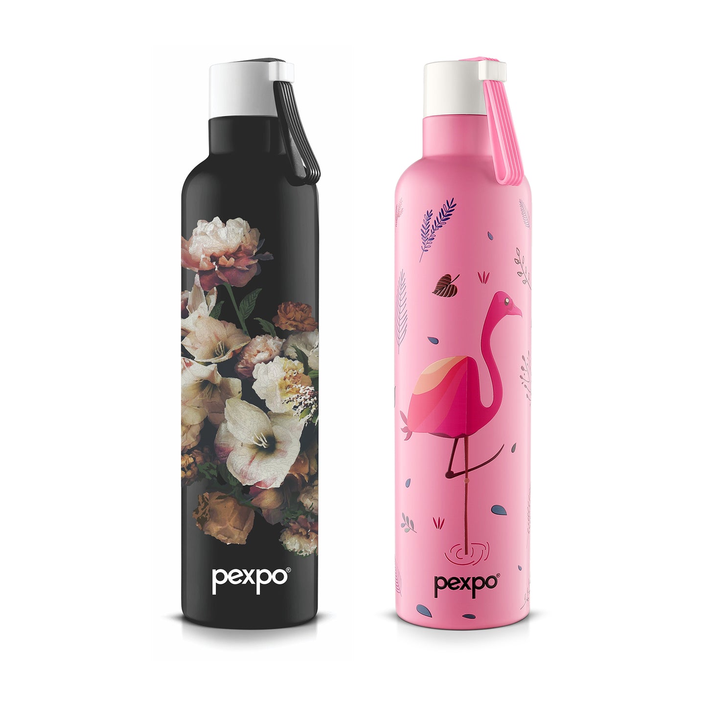 Oslo Black Floral & Oslo Pink Flamingo Design (750ml)