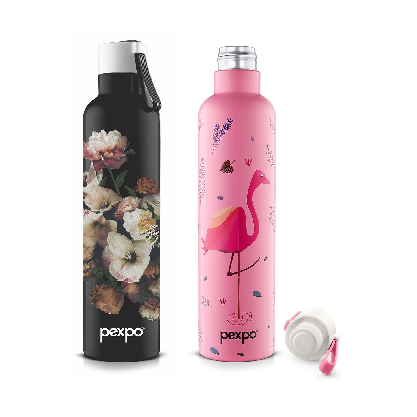 Oslo Black Floral & Oslo Pink Flamingo Design (750ml)