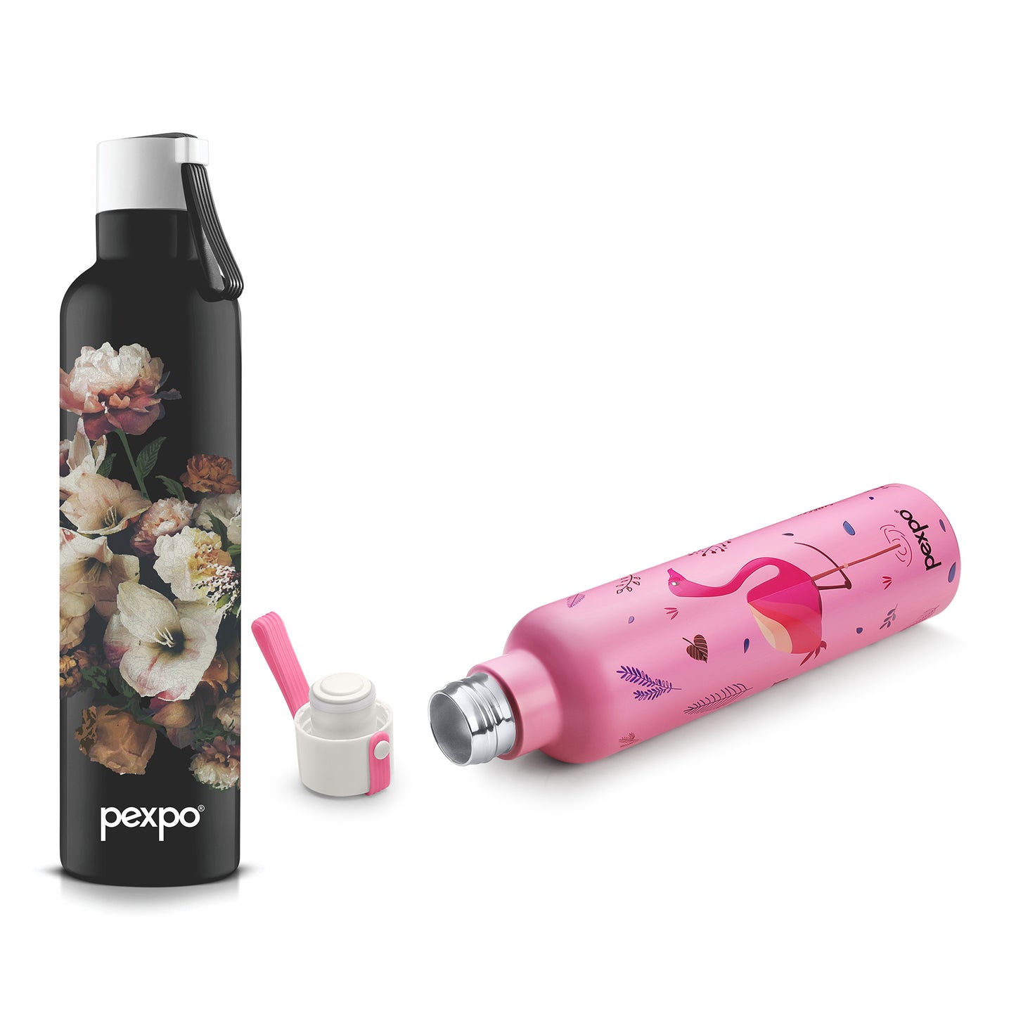 Oslo Black Floral & Oslo Pink Flamingo Design (750ml)