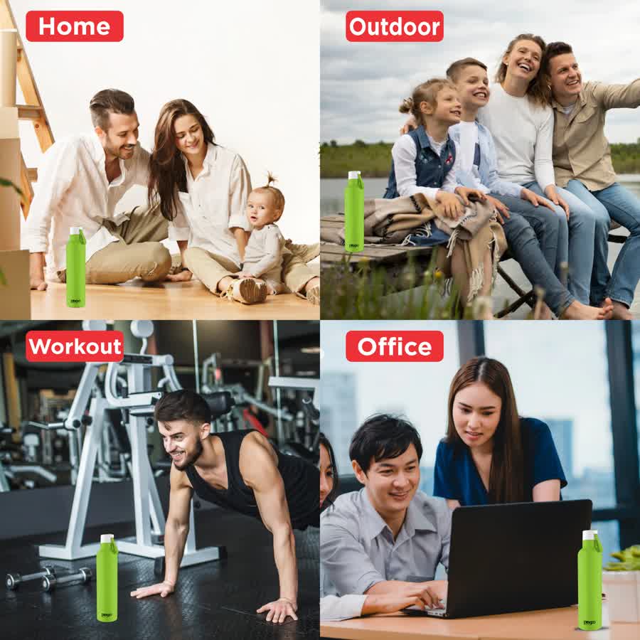 Oslo - Insulated Stainless Steel Water Bottle to Keep Drinks Hot/Cold 24 Hours