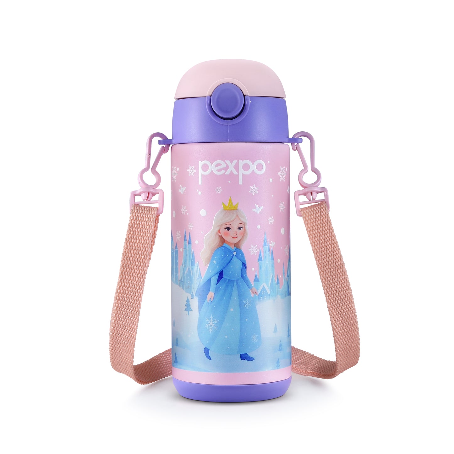 Pexpo Pixy Art Stainless Steel Bottle | Tri-Ply Vacuum Insulated Hot & Cold Flask | For Kids