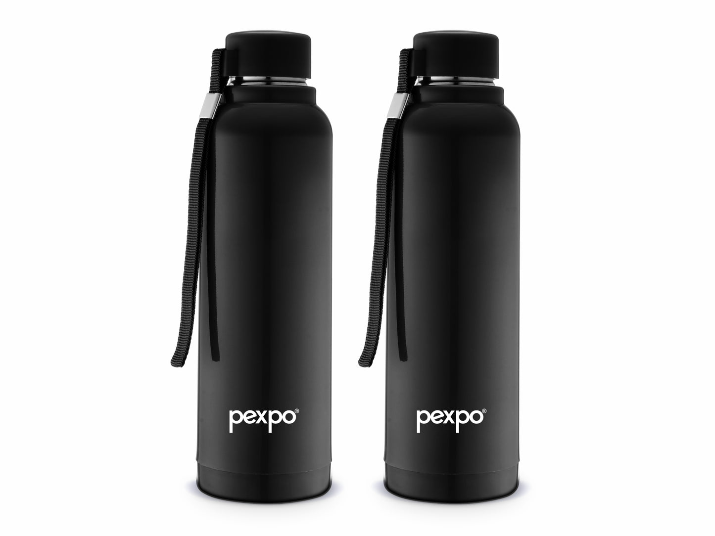 Pexpo Stereo-PU Insulated 4 Hours Warm & Cold  700 ml | Safe & Portable (Stainless Steel)