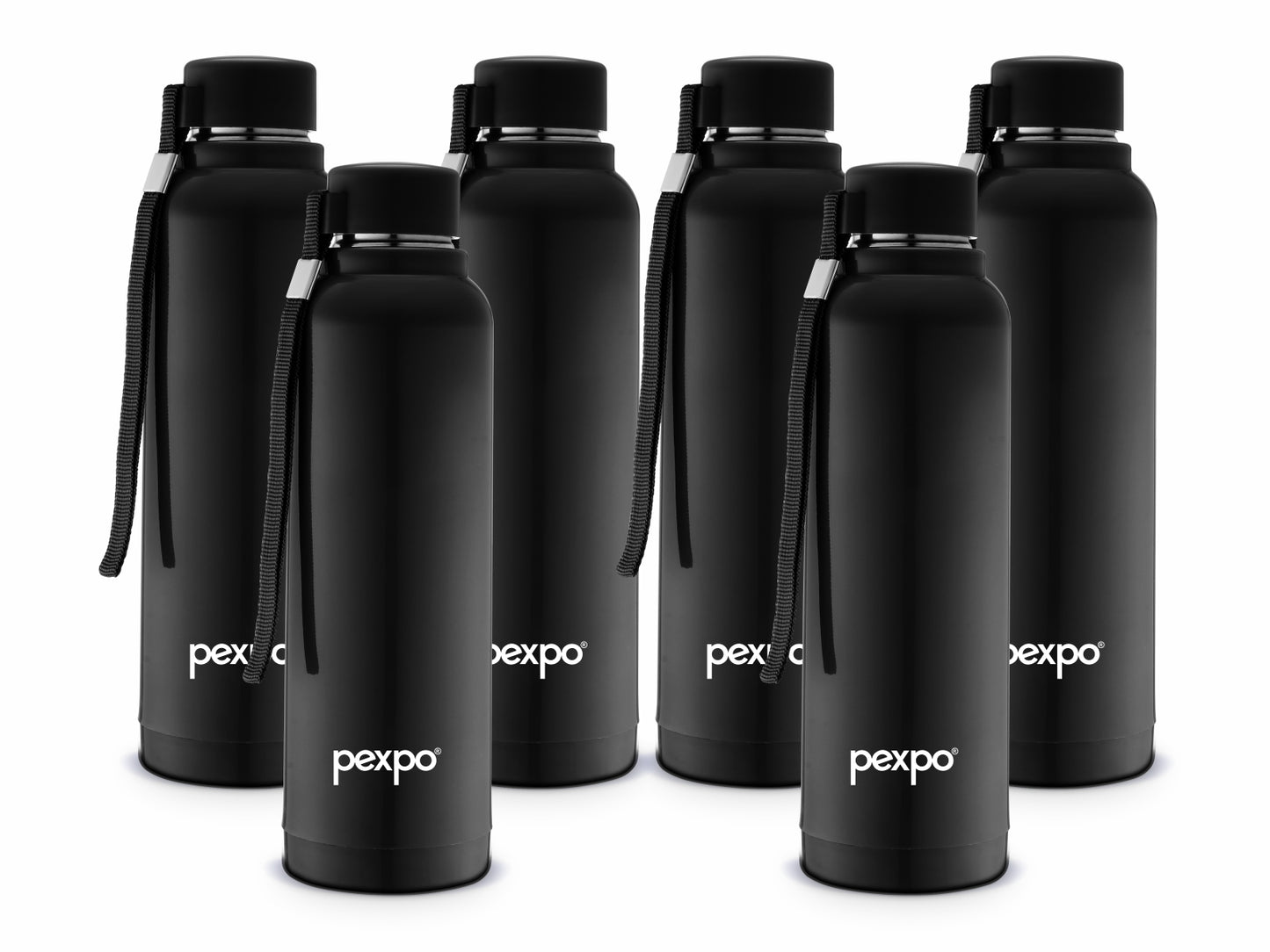 Pexpo Stereo-PU Insulated 4 Hours Warm & Cold  700 ml | Safe & Portable (Stainless Steel)