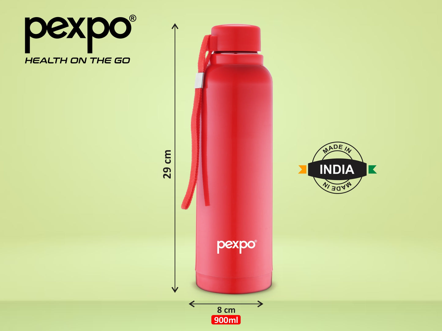 Stereo 900 - PUF Insulated Warm & Cold Stainless Steel Water Bottle