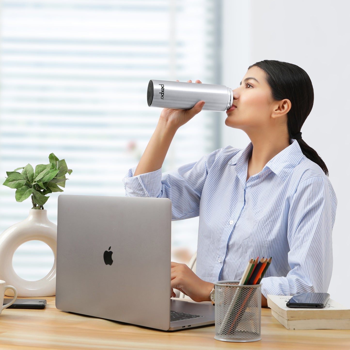 Titanium Hot & Cold Water Bottle