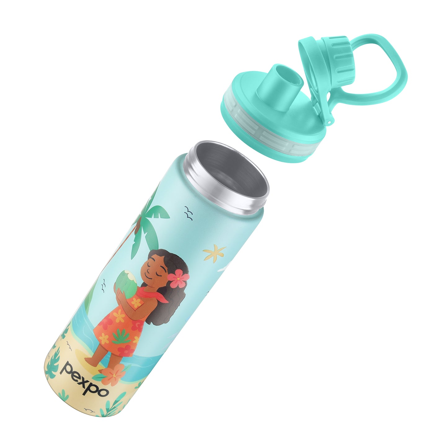 Texas Sea Green Doll Print Hot & Cold Water Bottle