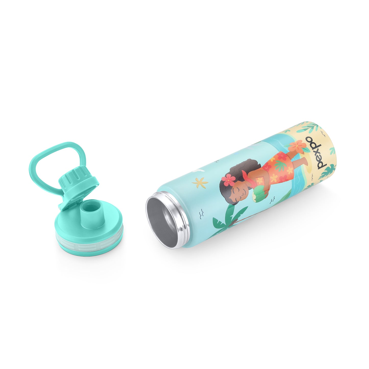 Texas Sea Green Doll Print Hot & Cold Water Bottle