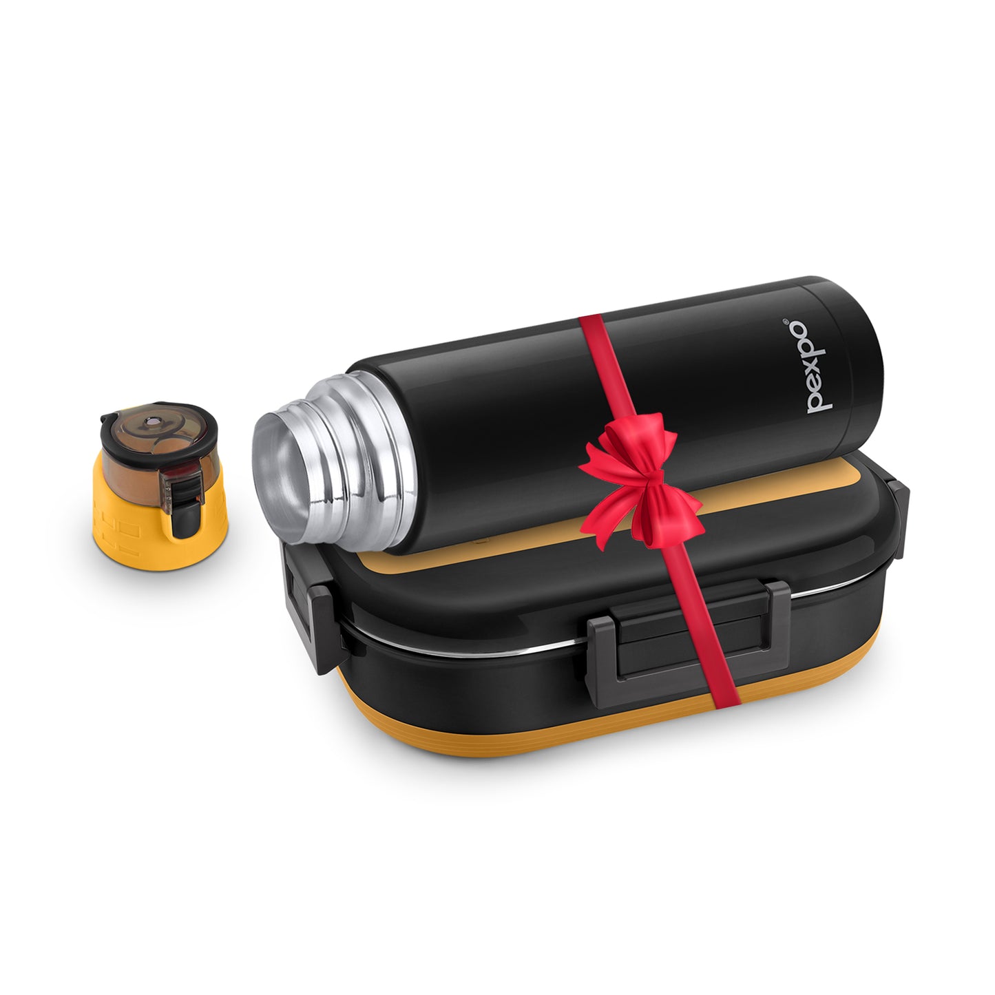 Cardio Black & Mustard 850 ml & Grip & Lock Black & Mustard
